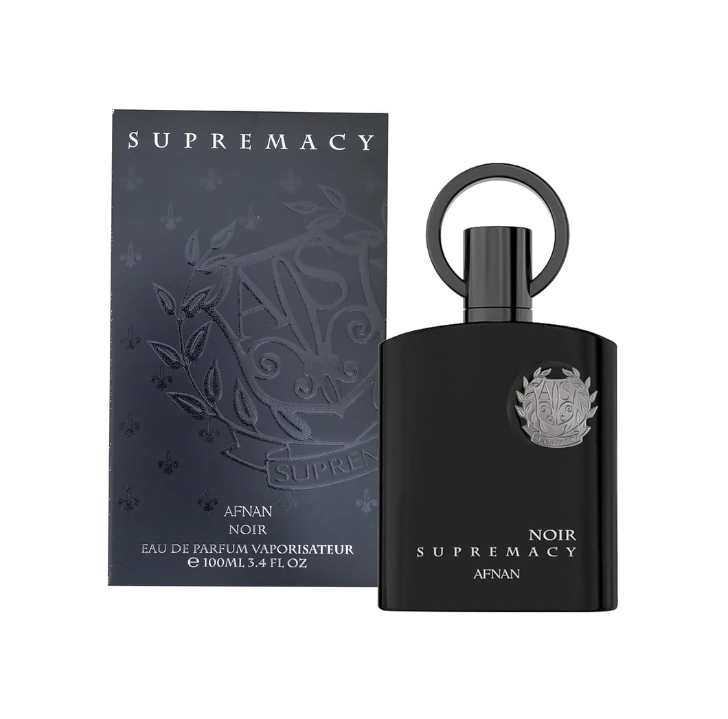 Afnan Supremacy Noir Eau de Parfum for Men, 3.4 Fl. Oz